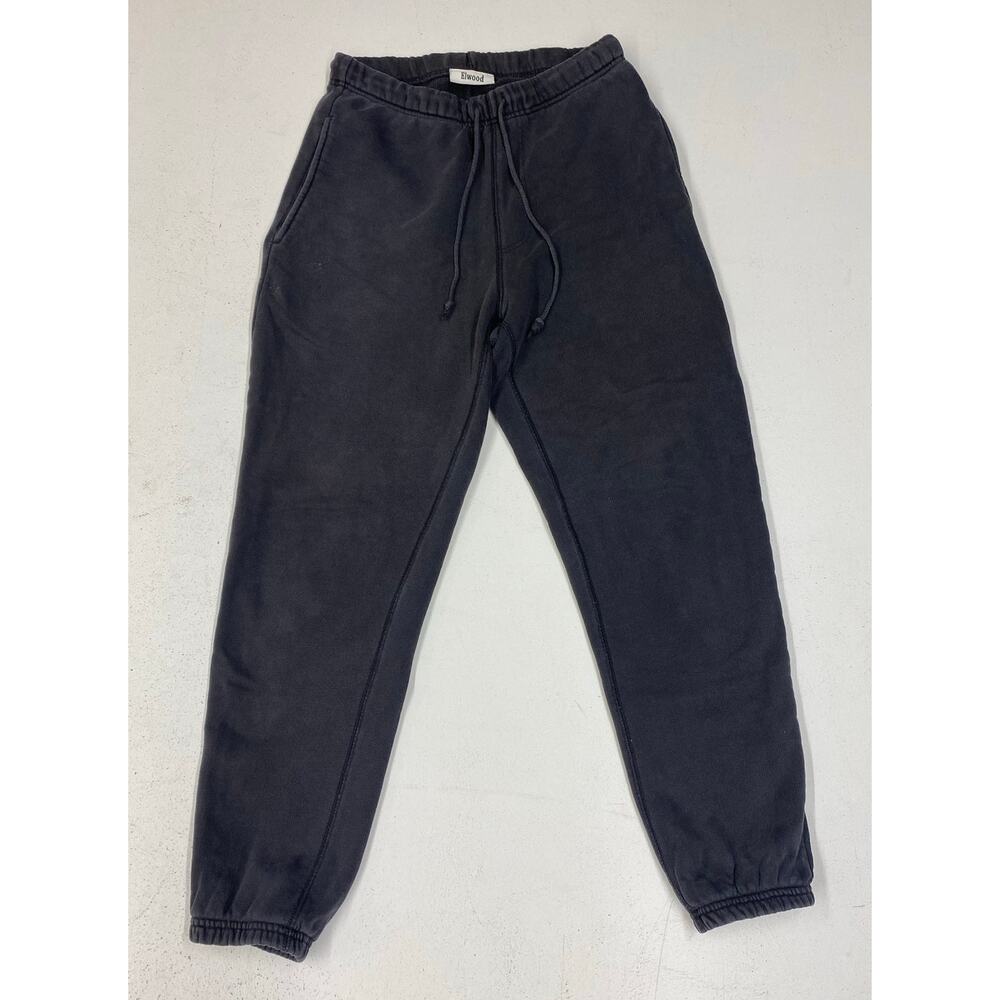Men Elwood Core Brushed organic cotton drawstring fleece joggers sweatpants XS